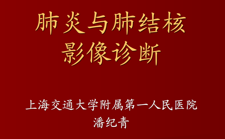 肺炎与肺结核影像诊断