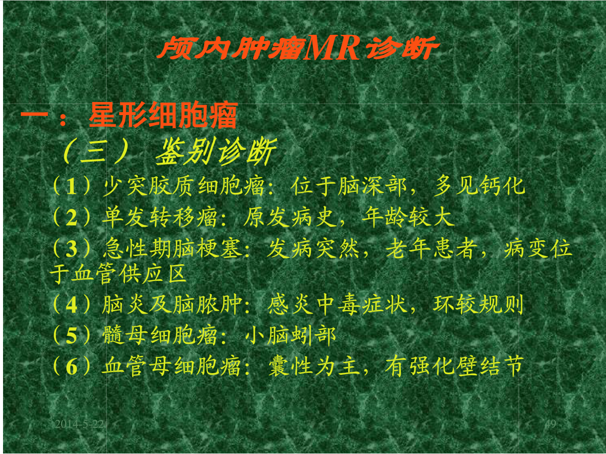 MRI成像在中枢神经系统的应用