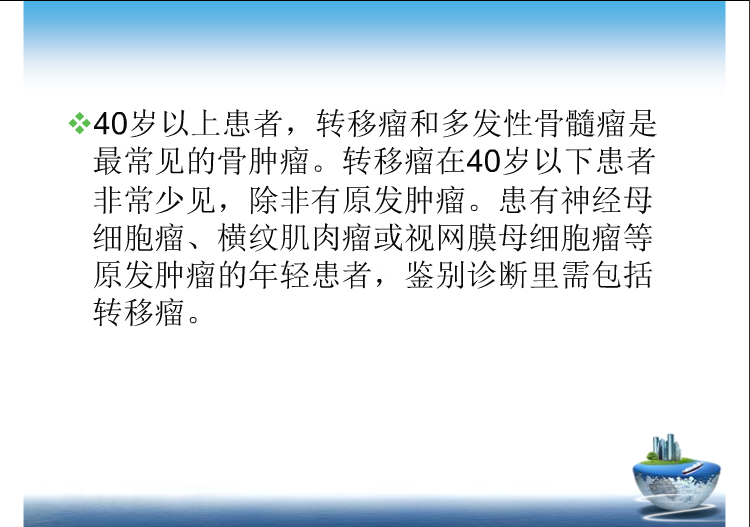 骨肿瘤影像学鉴别诊断