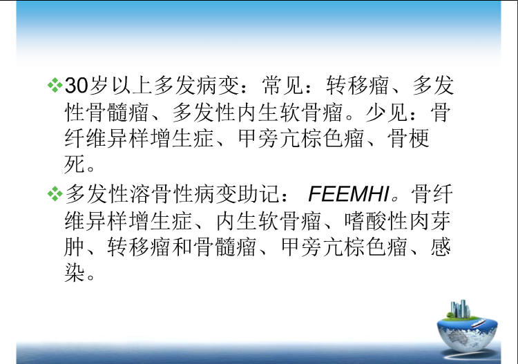 骨肿瘤影像学鉴别诊断