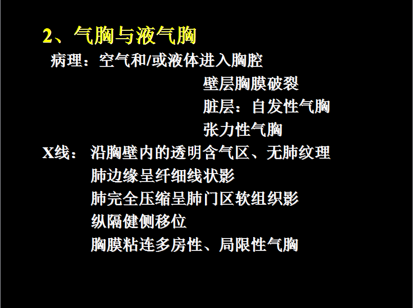 呼吸系统疾病X线诊断