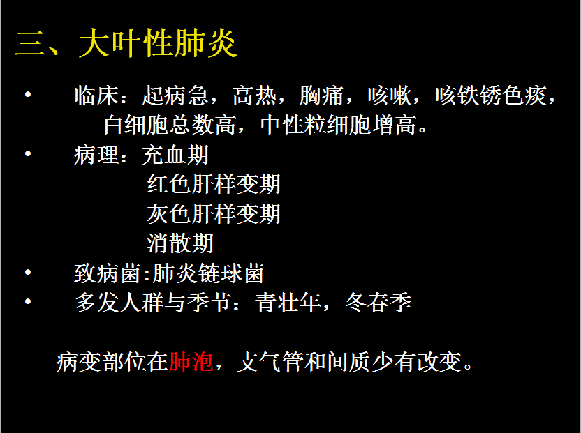 呼吸系统疾病X线诊断