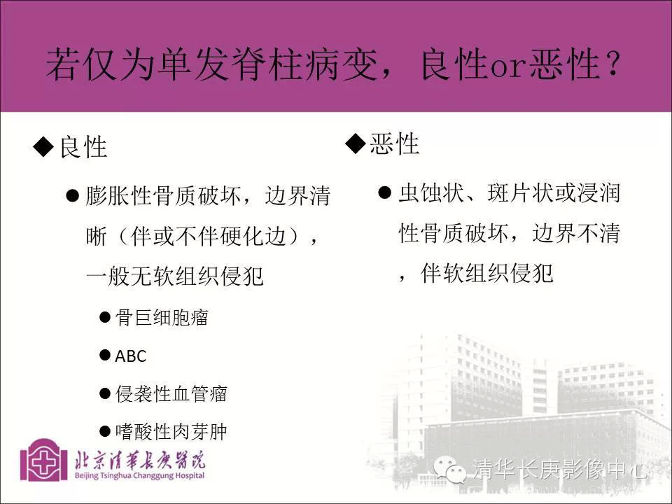 脊柱骨肿瘤的影像分析