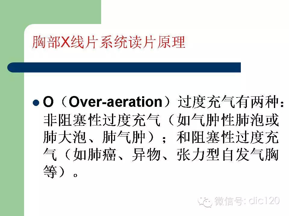 胸部X线片系统读片原理