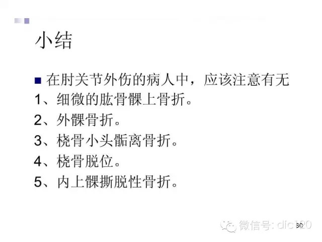 儿童肘关节骨折X线诊断