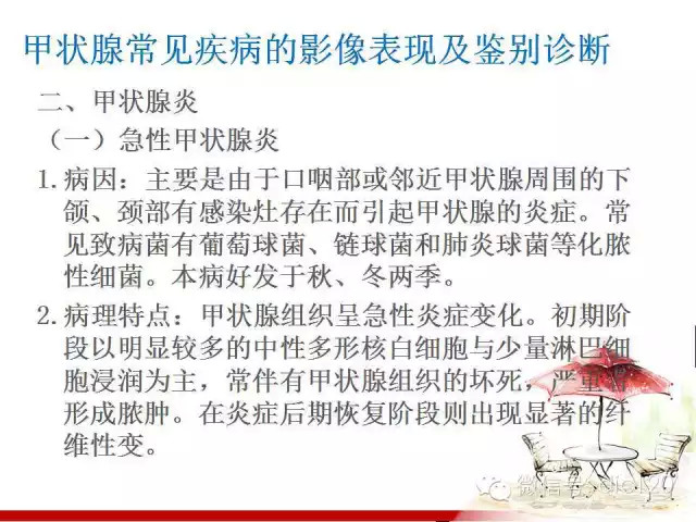 甲状腺常见疾病的影像表现与鉴别诊断