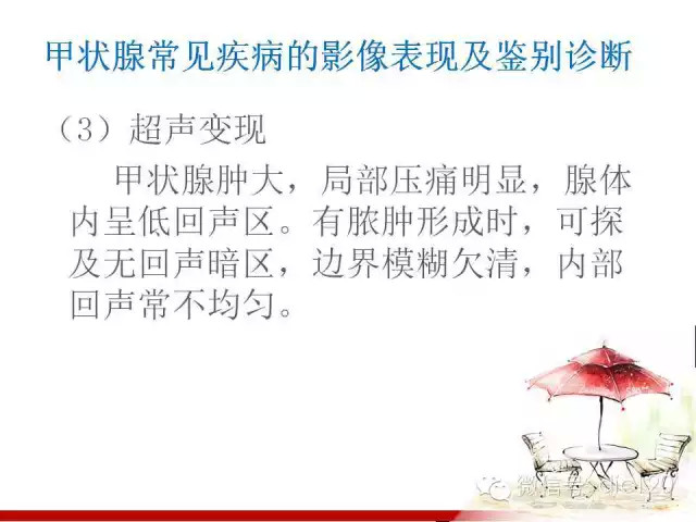 甲状腺常见疾病的影像表现与鉴别诊断