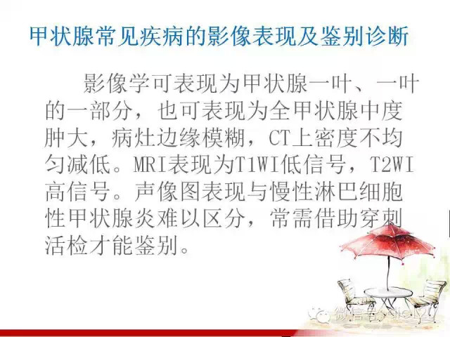 甲状腺常见疾病的影像表现与鉴别诊断