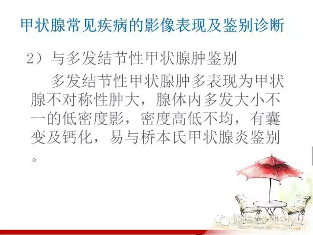 甲状腺常见疾病的影像表现与鉴别诊断