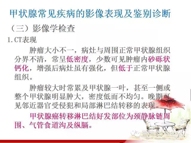甲状腺常见疾病的影像表现与鉴别诊断