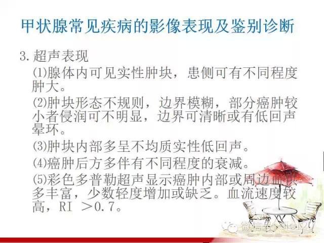 甲状腺常见疾病的影像表现与鉴别诊断