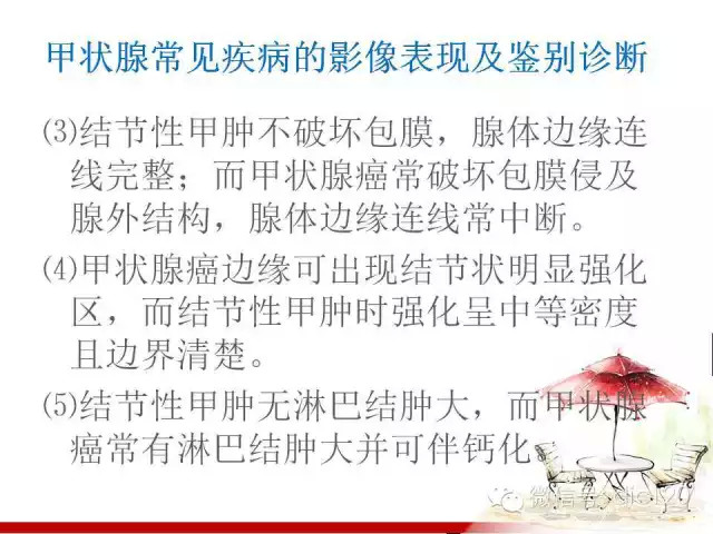 甲状腺常见疾病的影像表现与鉴别诊断