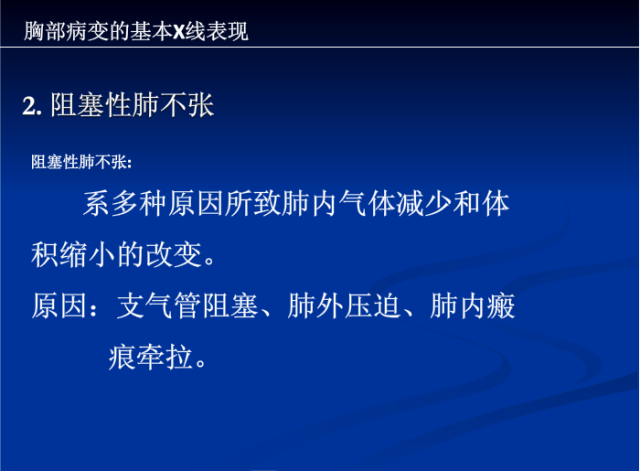 肺部X线诊断