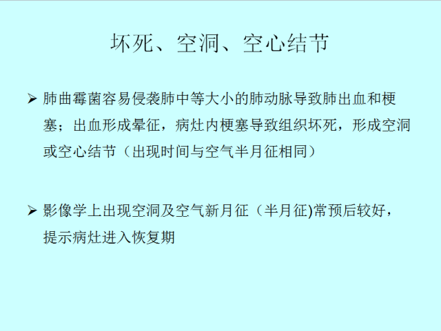 肺曲霉菌病分型与影像诊断