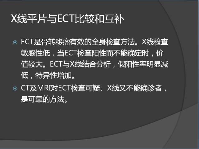 骨转移瘤的临床及影像表现
