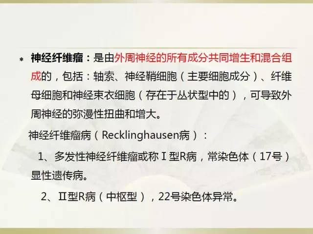 关于部分外周神经源性肿瘤的关系的初探