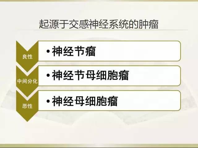 关于部分外周神经源性肿瘤的关系的初探