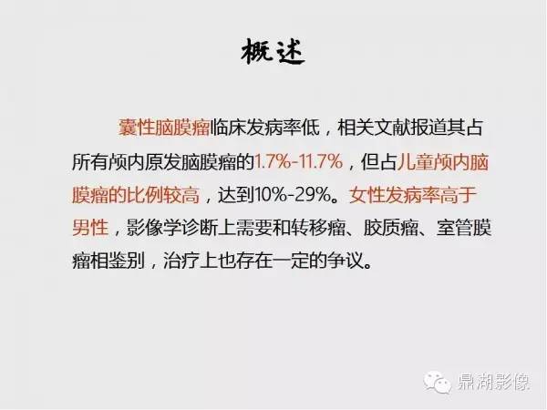【病例】囊性脑膜瘤1例MR影像表现