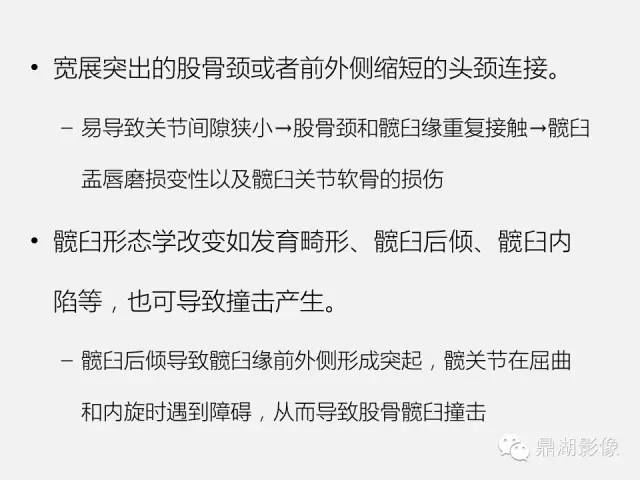 【PPT】髋关节撞击综合症