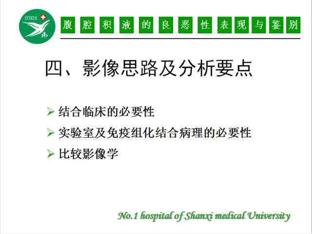 【PPT】腹腔积液的良恶性表现与鉴别