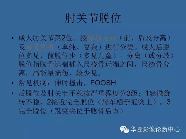 【PPT】肘关节外伤影像学评价