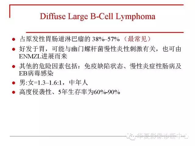 【PPT】胃肠道淋巴瘤的影像学与病理学发现