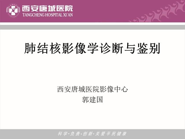 【PPT】肺结核影像学诊断与鉴别