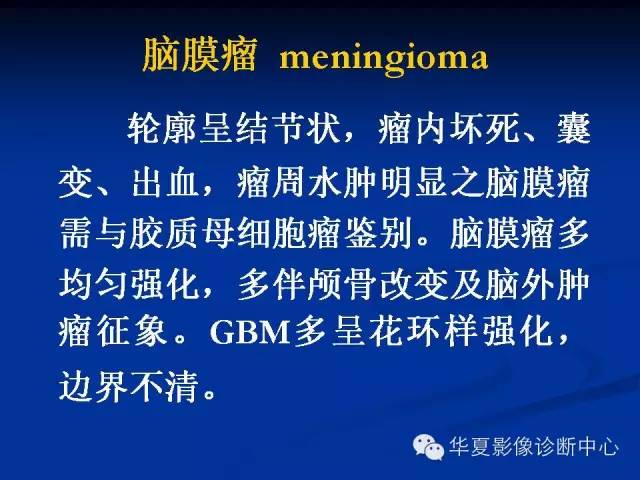 颅脑肿瘤MR诊断与鉴别诊断