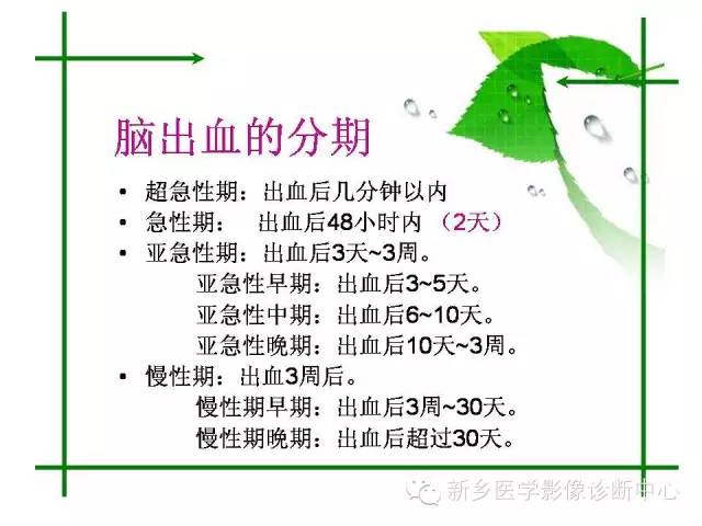 【PPT】颅内出血的MR诊断