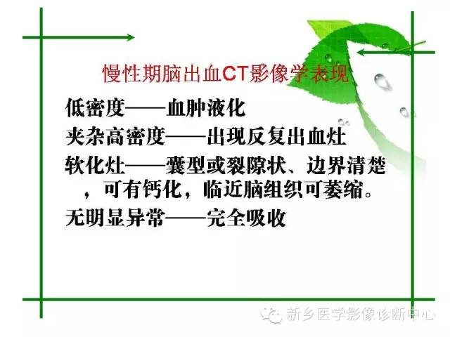 【PPT】颅内出血的MR诊断