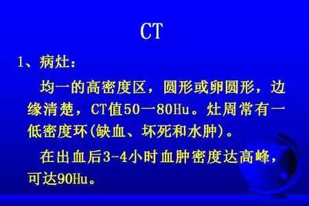 【PPT】脑出血的 CT/MRI