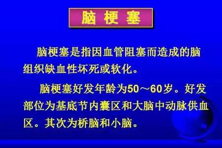 脑梗塞的CT/MRI诊断
