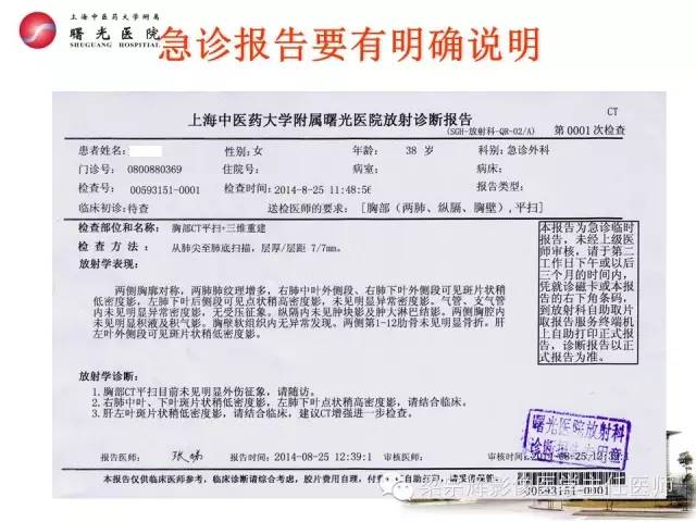 【PPT】放射诊断报告的书写规范