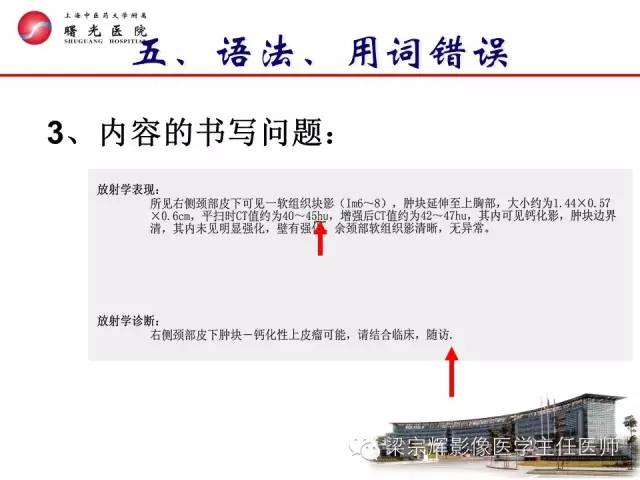 【PPT】放射诊断报告的书写规范