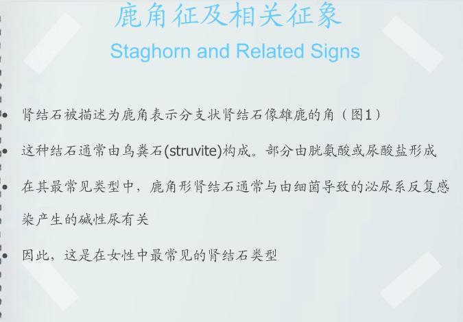 泌尿系统疾病典型征象