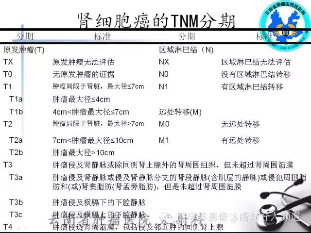 【PPT】肾脏肿瘤的临床分期及CT影像价值