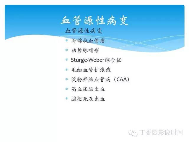 【PPT】SWI的临床应用
