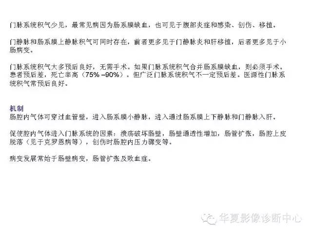 【PPT】门脉积气的CT表现和鉴别