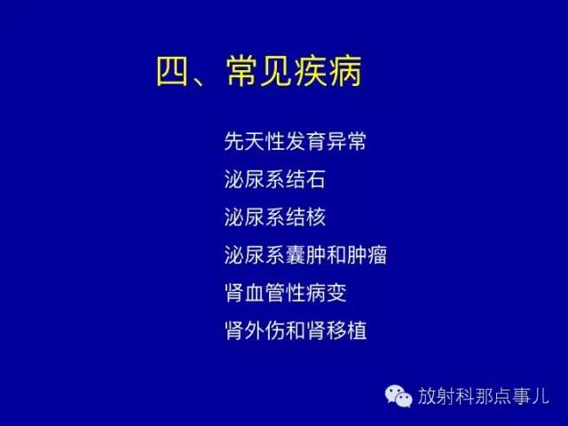 【PPT】泌尿系统常见疾病的影像学诊断