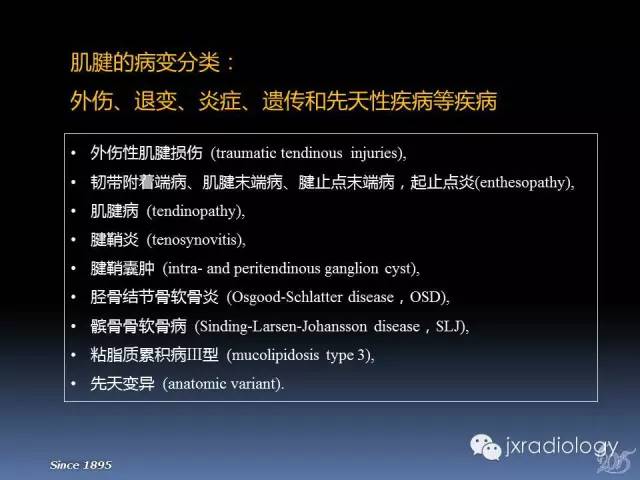 【PPT】膝关节肌腱病变的磁共振诊断
