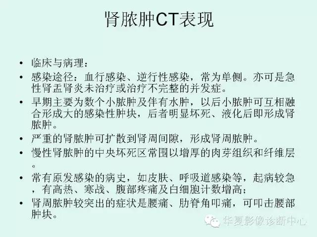 【PPT】肾脓肿CT诊断