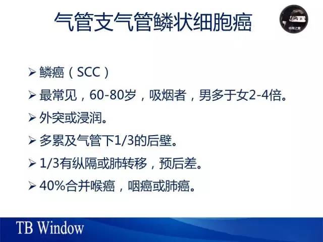 【PPT】气管支气管肿瘤文献回顾