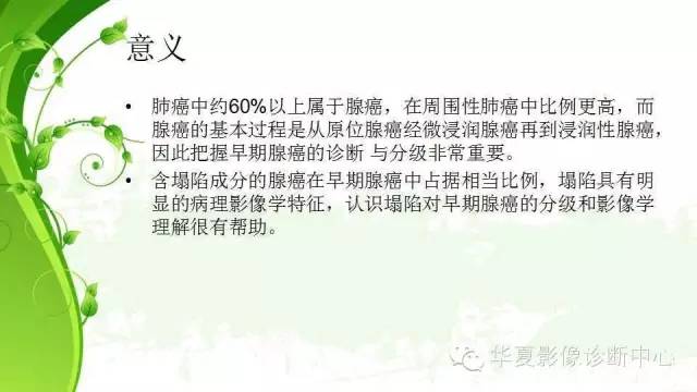 【PPT】早期肺腺癌中塌陷的病理影像分析