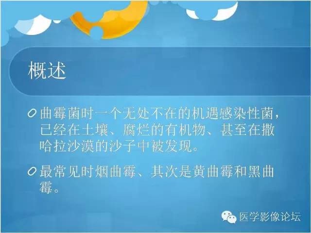 【PPT】肺曲霉菌病CT表现