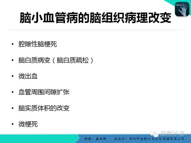 【PPT】脑小血管病MRI影像学研究