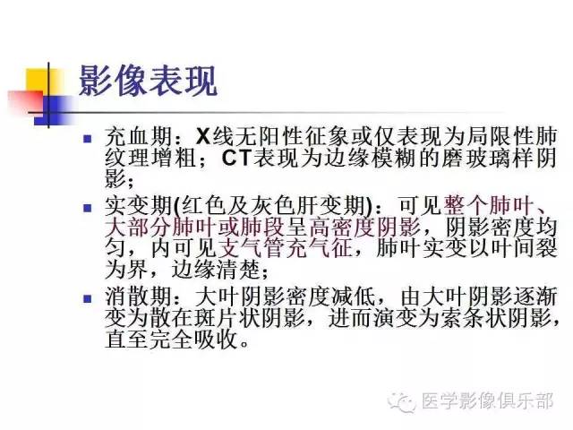【病例】大叶性肺炎1例X线及CT影像表现