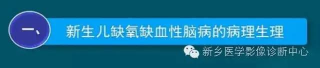 【PPT】新生儿缺氧缺血性脑病影像学表现
