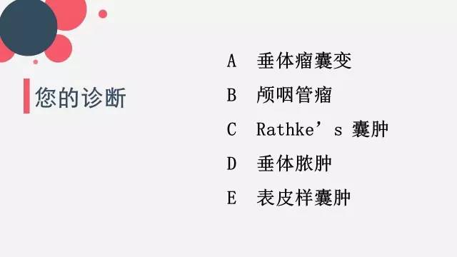 【病例】垂体脓肿1例CT及MR影像表现