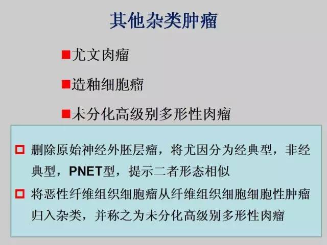 【PPT】2013版骨肿瘤WHO新分类及影像解读