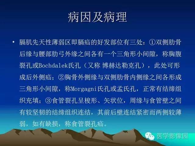【PPT】膈疝的影像学诊断